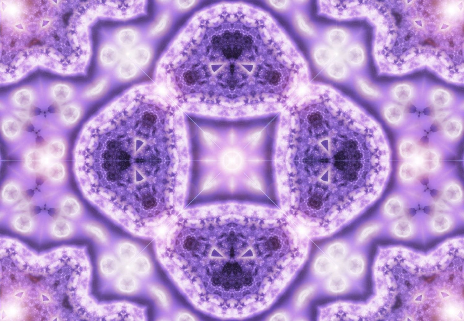 Artwork ~ Soft Purple Pure White Light of Inner Magic